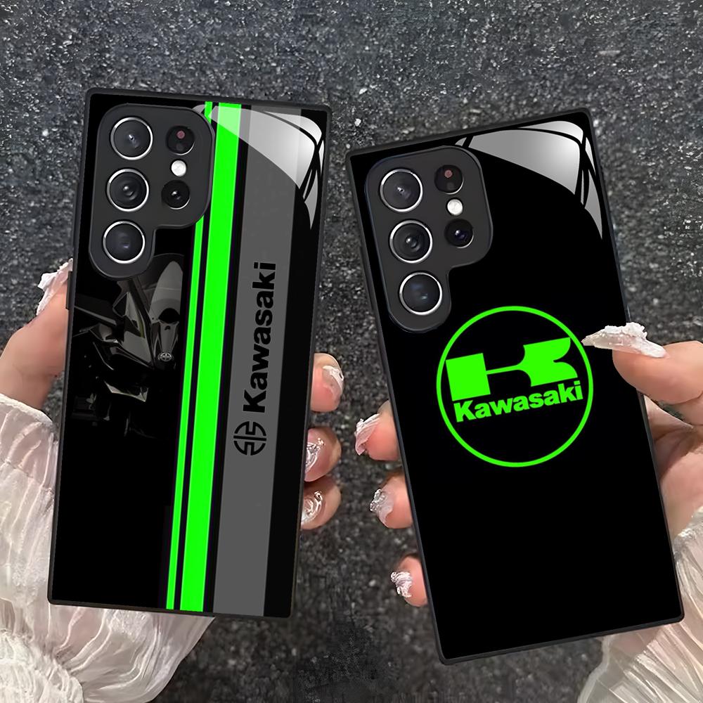 Computer Case - Hot motorfiets K-kawasakisES Telefoonhoesje voor Samsung
